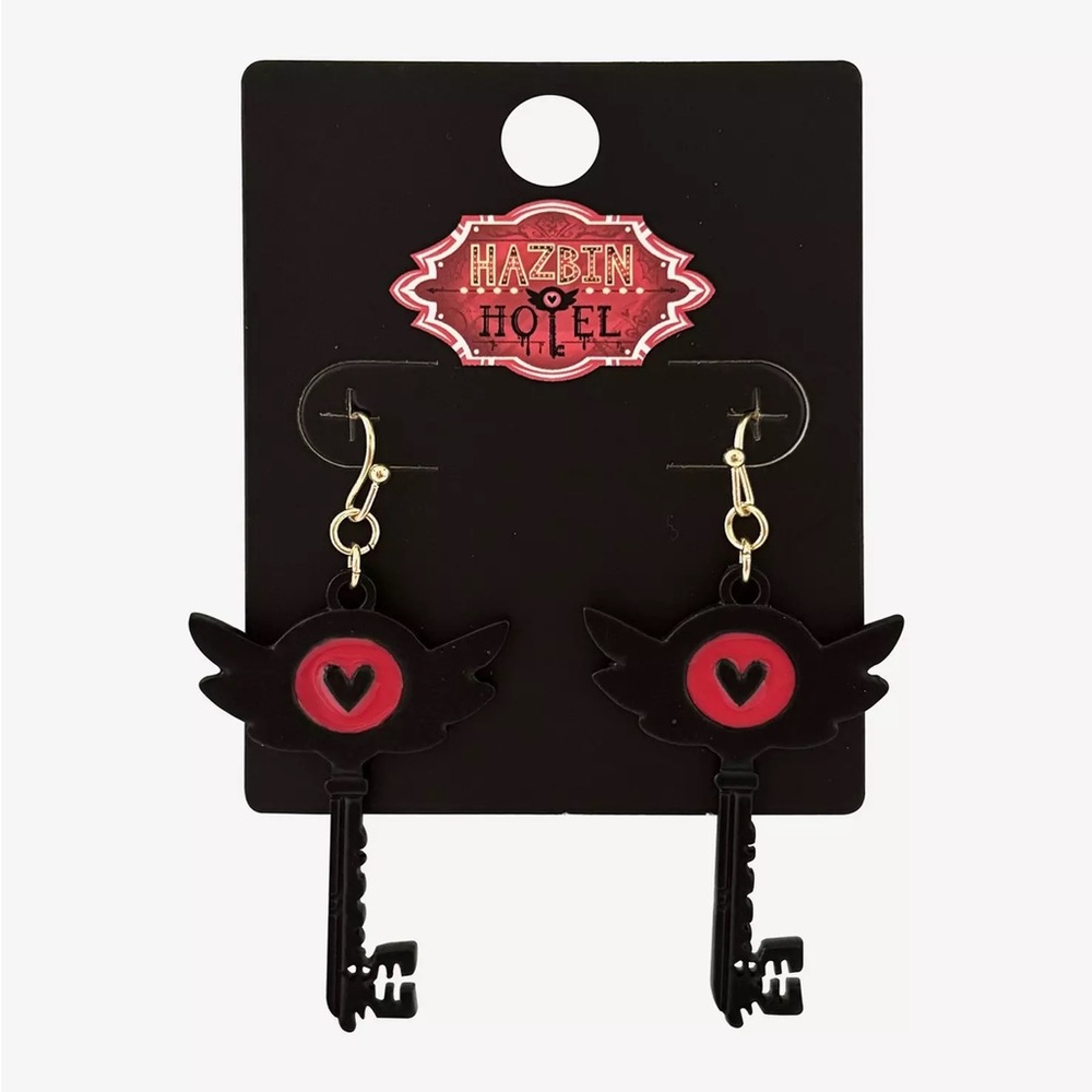 Hazbin Hotel‎ Key Drop Earrings Hot Topic